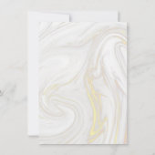 ベビーシャワー詩の春離れの緑 サンキューカード (裏面)