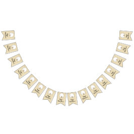 ベビーシャワー金ゴールド/ブラックスターズ、アゲハチョウバナー バンティングフラッグ