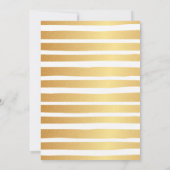 ベビーシャワー おしゃれ 水彩 ボヘミアンフラワー フェザー 招待状 (裏面)