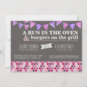 ベビーシャワー/おむつパーティの招待状 招待状 (正面)