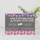 ベビーシャワー/おむつパーティの招待状 招待状 (スタンド正面)