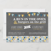 ベビーシャワー/おむつパーティの招待状 招待状 (正面)