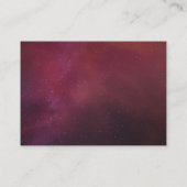 ベビーシャワー おむつラッフルチケット ボヘミアンフラワーレッド エンクロージャーカード (裏面)