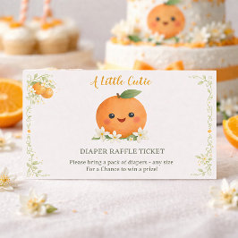 ベビーシャワー  かわいいおむつくじチケット エンクロージャーカード