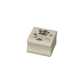 ベビーシャワー こんにちは 新しい家族 ラバースタンプ (スタンプ)