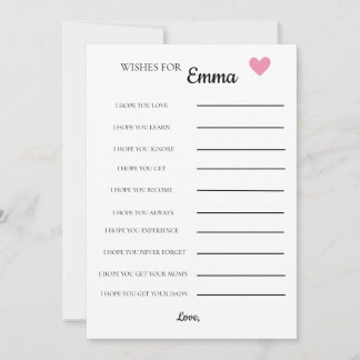 ベビーシャワー – ウィッシュ