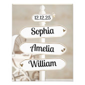 ベビーシャワー ウォールアート (正面)