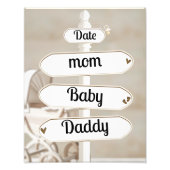 ベビーシャワー ウォールアート (正面)