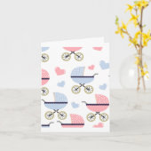 ベビーシャワー カード (黄色い花)