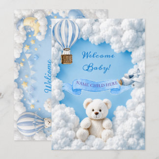 ベビーシャワー カード Welcome Baby!