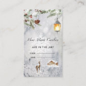 ベビーシャワー キャンディの数を当てて! エンクロージャーカード (正面)