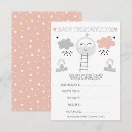 ベビーシャワー ゲスゲーム  月への道 招待状