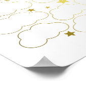 ベビーシャワー ゲストブック ポスター - 天使が贈りしもの (角)