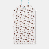 ベビーシャワー　ジェンダーニュートラルベイビー　コーヒー飲みながら ギフトタグ (裏面)