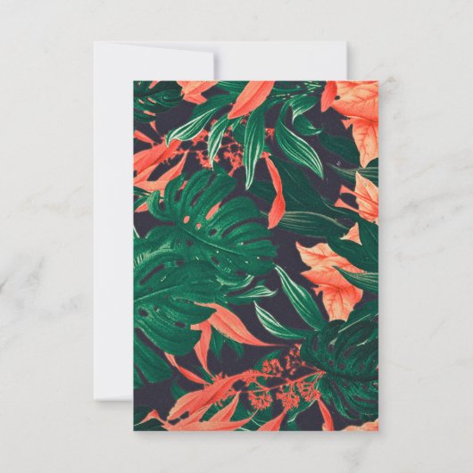 ベビーシャワー スイート&スパイス&エブリシングナイス フラワー 招待状 (裏面)