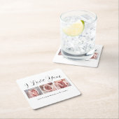 ベビーシャワー スクエアペーパーコースター (インサイチュ)