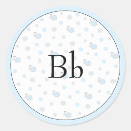 ベビーシャワー「スニップ&カタツムリ」ステッカー1 1/2"または3" ラウンドシール