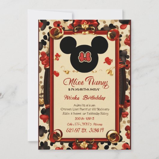 ベビーシャワー・セレブレーション 招待状 (正面)