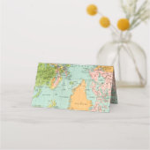 ベビーシャワー-テー多彩マテーブルテント プレイスカード (裏面)