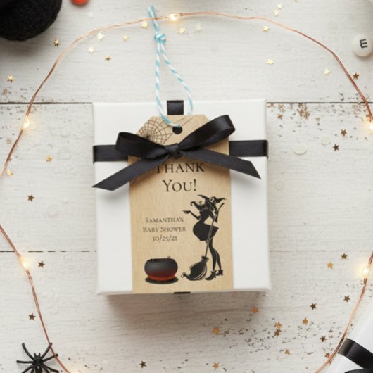ベビーシャワー ハロウィン 魔女 贈り物 ギフトタグ
