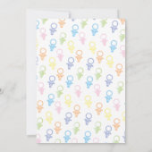 ベビーシャワー パシうさぎ 招待状 (裏面)