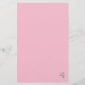 ベビーシャワー ビンゴ 『ピンクのイルカ』 チラシ (裏面)