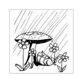 ベビーシャワー – ベビーアンダースツール ラバースタンプ (インプリント)