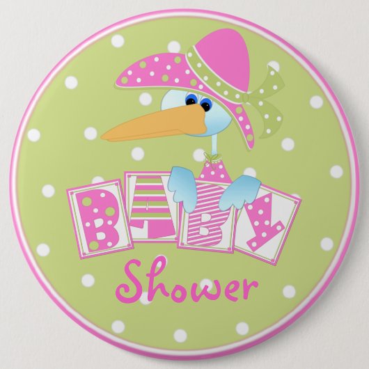 ベビーシャワー@ボタン 缶バッジ (正面)