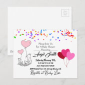 ベビーシャワー ポストカード (正面/裏面)