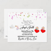 ベビーシャワー ポストカード (正面/裏面)