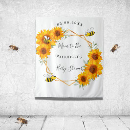 ベビーシャワー ママトゥビー ひまわり　ジェンダーニュートラル タペストリー