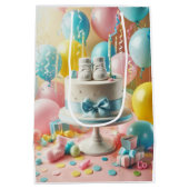 ベビーシャワー ミディアムペーパーバッグ (裏面)