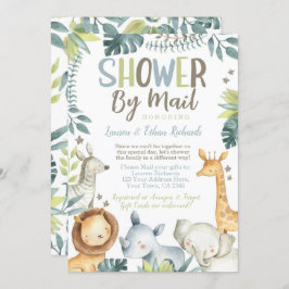 ベビーシャワー（メールサファリ） 招待状