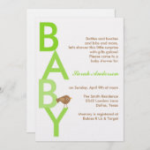 ベビーシャワー(今日最高のの賞) 招待状 (正面/裏面)