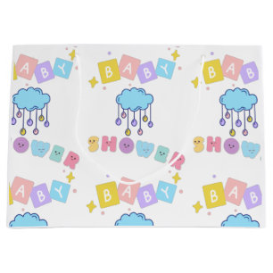 ベビーシャワー 大型 ギフトバッグ