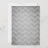 ベビーシャワー 少年の招待状 ネクタイ 青 招待状 (裏面)