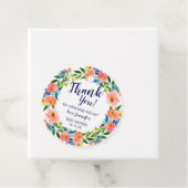 ベビーシャワー 感謝の気持ち タグ 水彩 花 (インサイチュ)