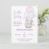 ベビーシャワー 招待状 (スタンド正面)