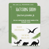 ベビーシャワー 招待状 (正面/裏面)