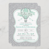 ベビーシャワー 招待状 (正面/裏面)