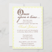 ベビーシャワー 招待状 (正面)