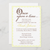 ベビーシャワー 招待状 (正面/裏面)