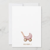 ベビーシャワー 招待状 (裏面)