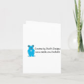 ベビーシャワー 招待状 (裏面)