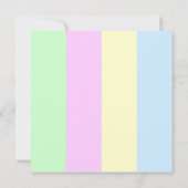 ベビーシャワー 招待状 (裏面)