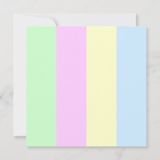 ベビーシャワー 招待状 (裏面)