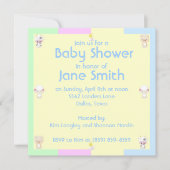 ベビーシャワー 招待状 (正面)