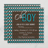 ベビーシャワー 招待状 (正面/裏面)