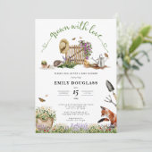 ベビーシャワー 招待状 (スタンド正面)