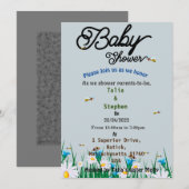 ベビーシャワー 招待状 (正面/裏面)